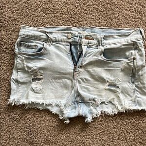 Old Navy Boyfriend Shorts Distressed Cut-Off Style size 6